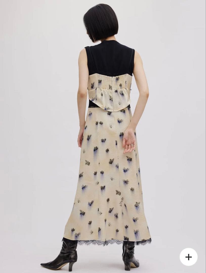 ワンピース ameri vintage CLARA SATIN CAMI DRESS