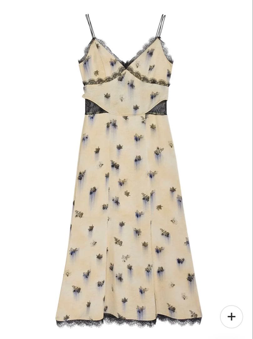 ワンピース ameri vintage CLARA SATIN CAMI DRESS