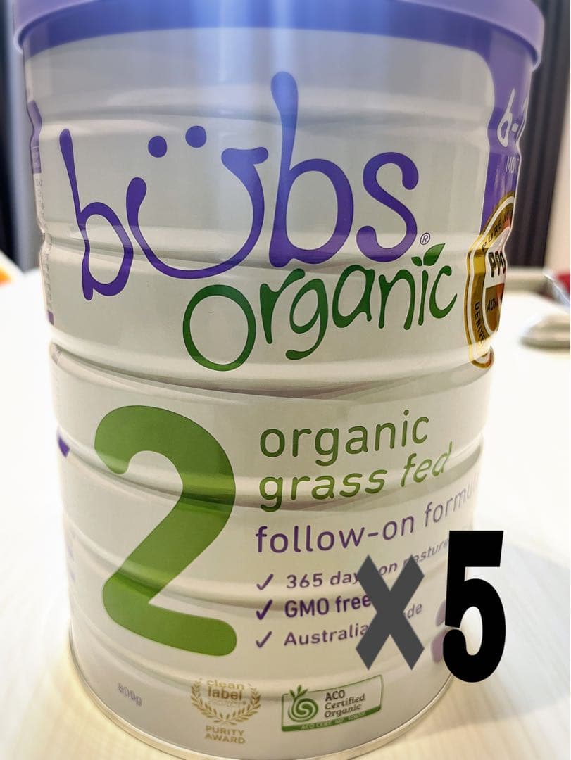 5缶セットBubs バブズ オーガニック 粉ミルク ステップ2 Babama出品