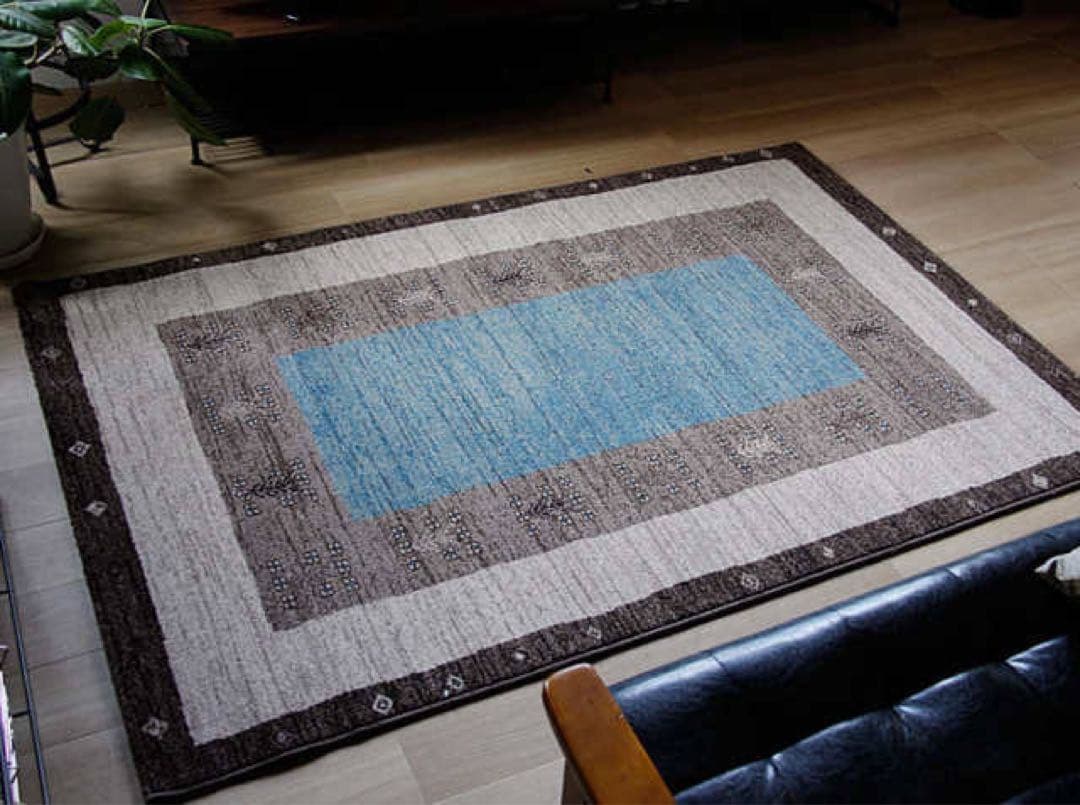 カーペット ラグマット 絨毯 133×195 ギャッベ風 東京インテリア