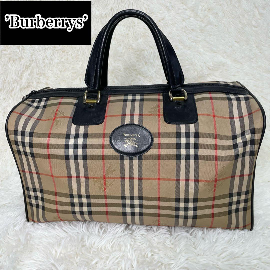 BURBERRY バーバリー バーバリーズ ノバチェック ボストンバッグ 大容量