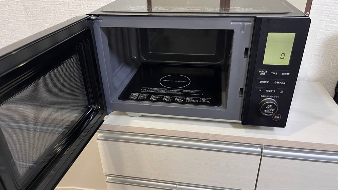 【限定価格】siroca 電子レンジ SX-23D152 黒 23L 2022製