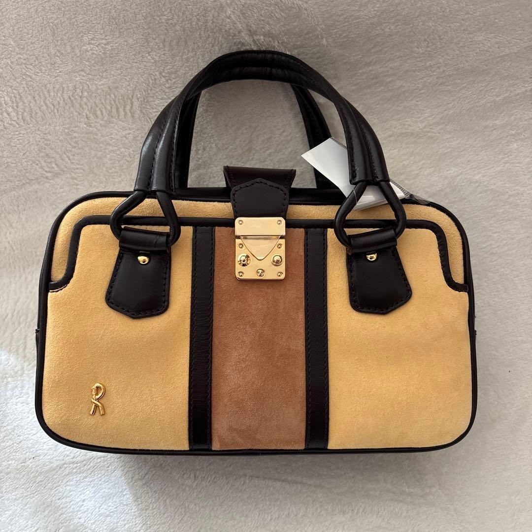 極美品 ロベルタディカメリーノ　ハンドバッグ プリマオステス 自立型