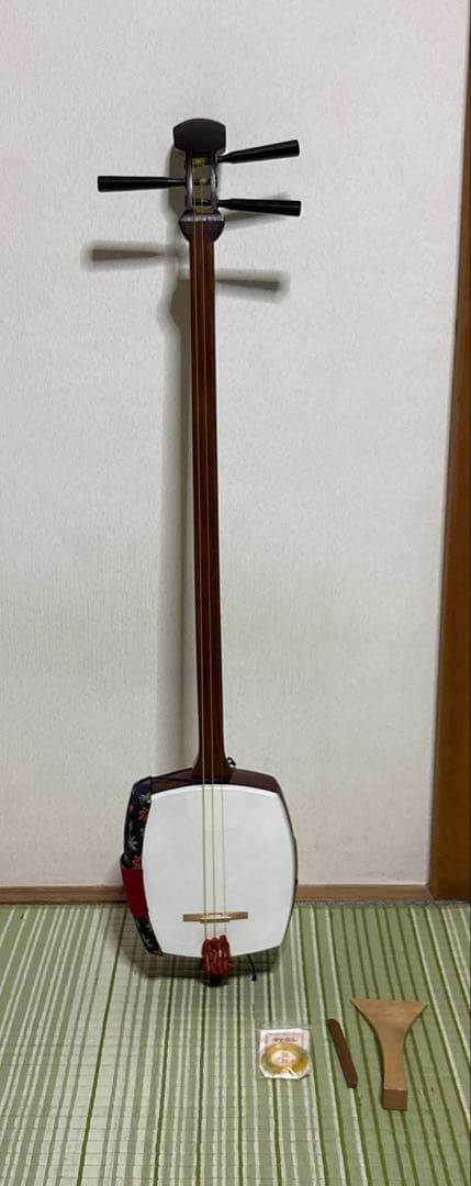 三味線 バチ　撥　弦　楽器　延べ棹　延棹
