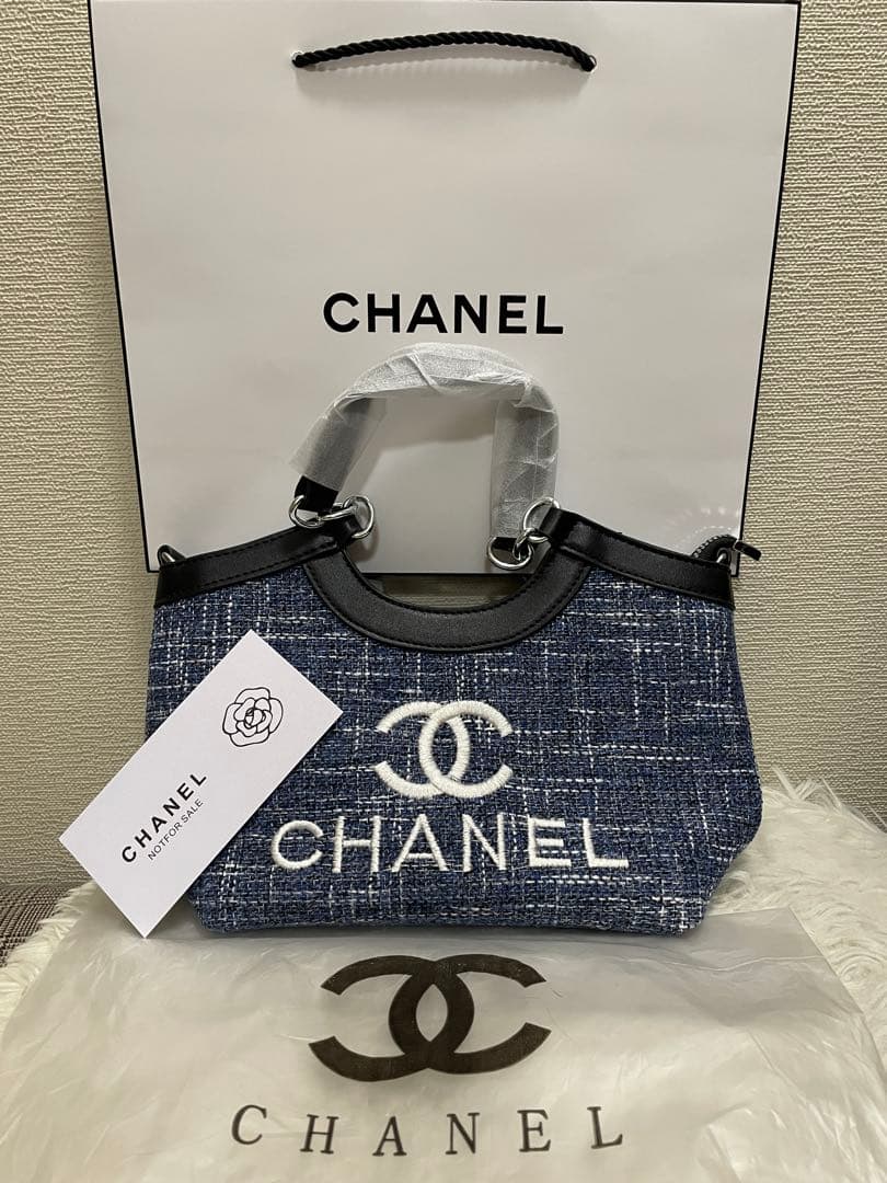 CHANEL ノベルティ ツイードトート バッグ ❣️