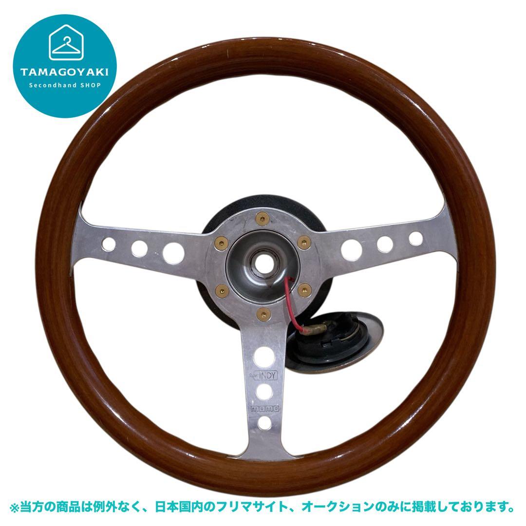 MOMO スーパーインディ ウッドステアリング 91年1月製 モモ　31