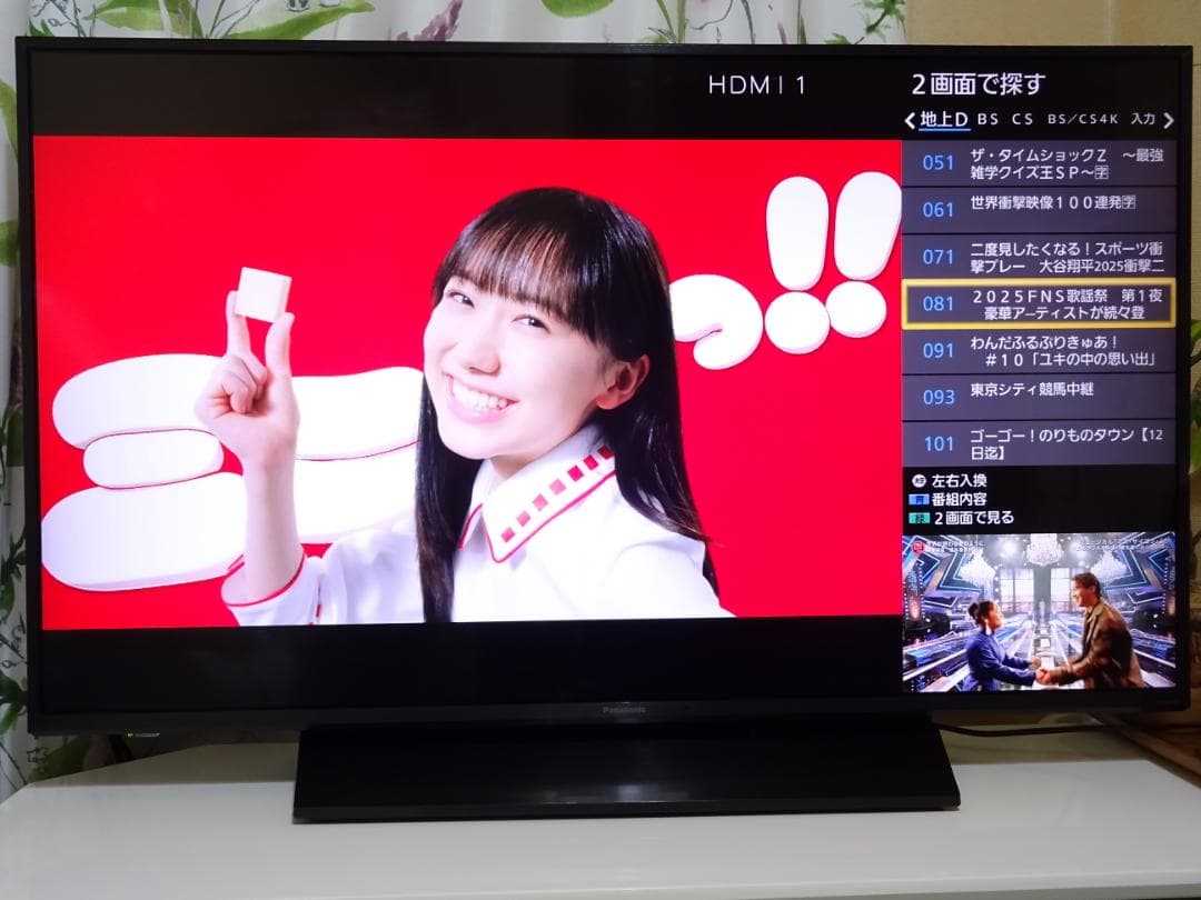 Panasonic TH-43GX855 43V型 4K スマート 液晶テレビ