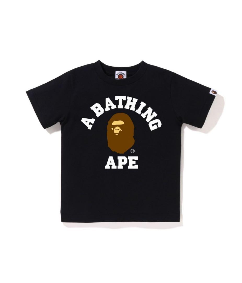 A BATHING APE ロゴ Tシャツ 130cm 値下げ即売り可能