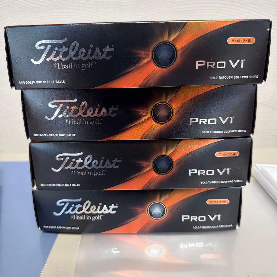 よ*ー様 新品未使用　Titleist Pro V1 ゴルフボール 12個入り