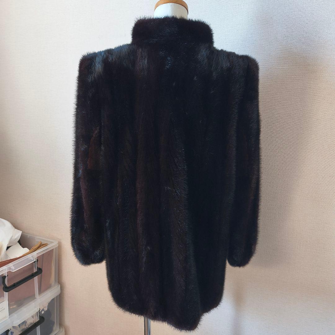 Rotiny 三越 ダークミンク ファーコート 9号