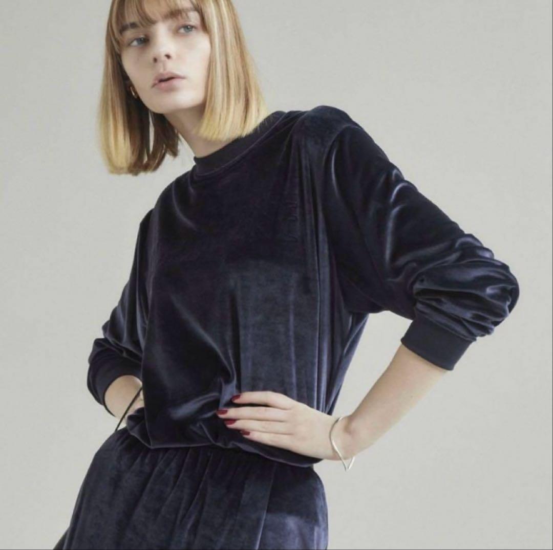 サードマガジン　ベロアロゴロングTシャツ