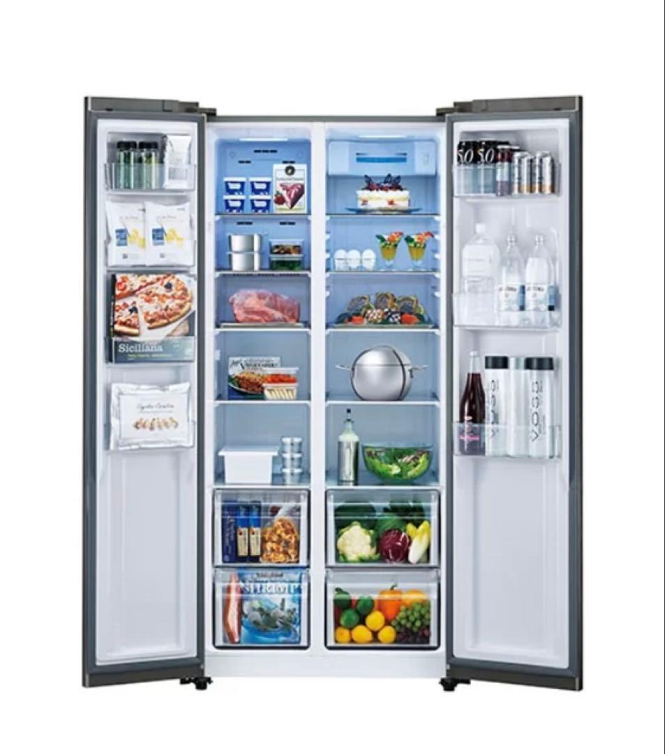 AQUA ノンフロン冷凍冷蔵庫AQR-SBS45H (S) 2019 年最終価格