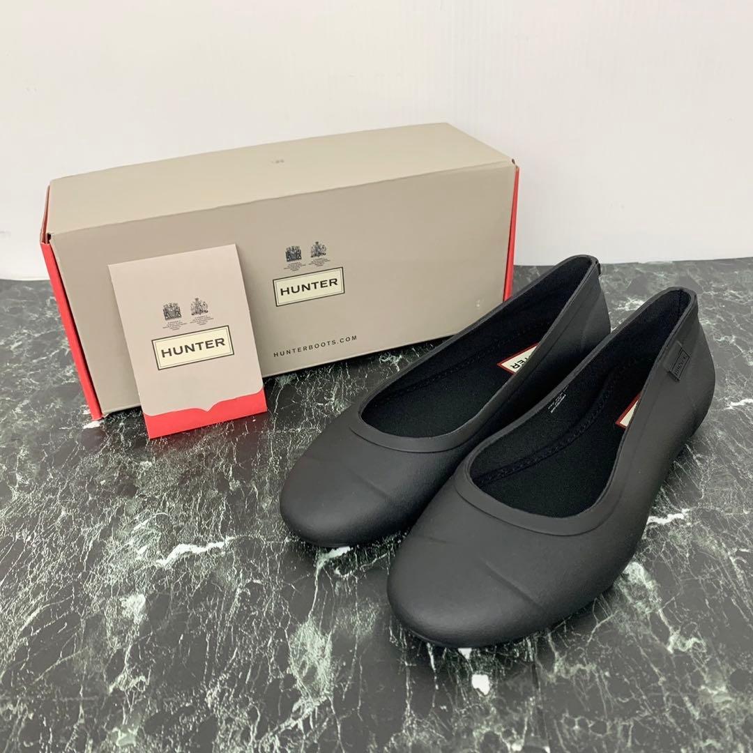HUNTER レインシューズ 24cm ORIGINAL BALLERINA