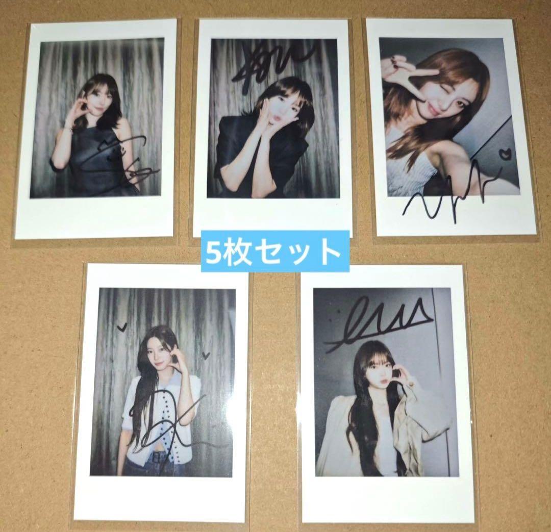 ルセラフィム HOT countingstars ラキドロ チェキ ５枚セットG