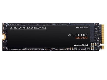 内蔵型SSD WD Black SN750 NVMe M.2 PCIe Gen3 ssd1TB