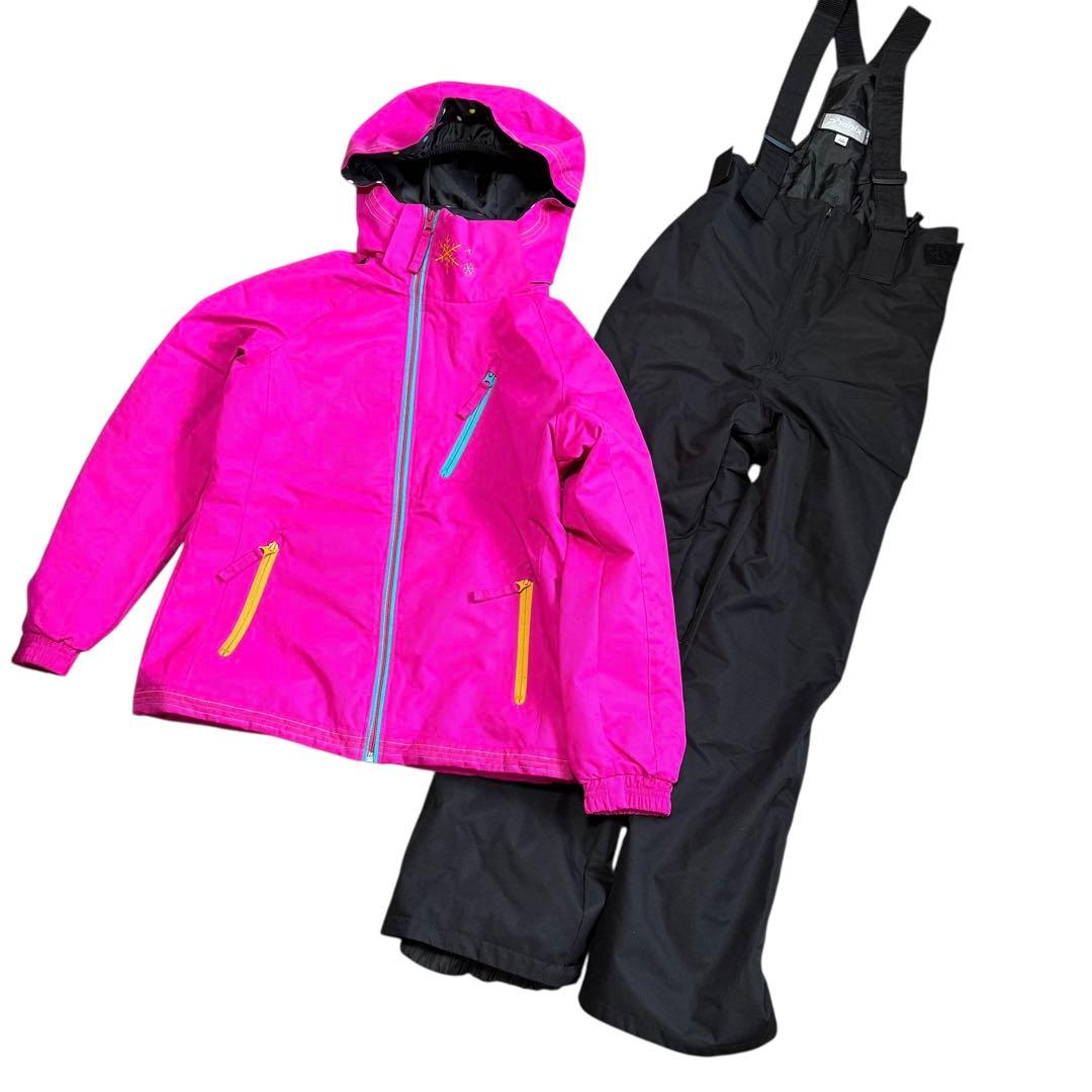 phenix 160cm スキーウェア　スノーウェア　女の子　ピンク　上下セット