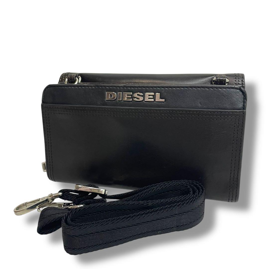 DIESEL ディーゼル ショルダーウォレット レザー　ショルダーバッグ