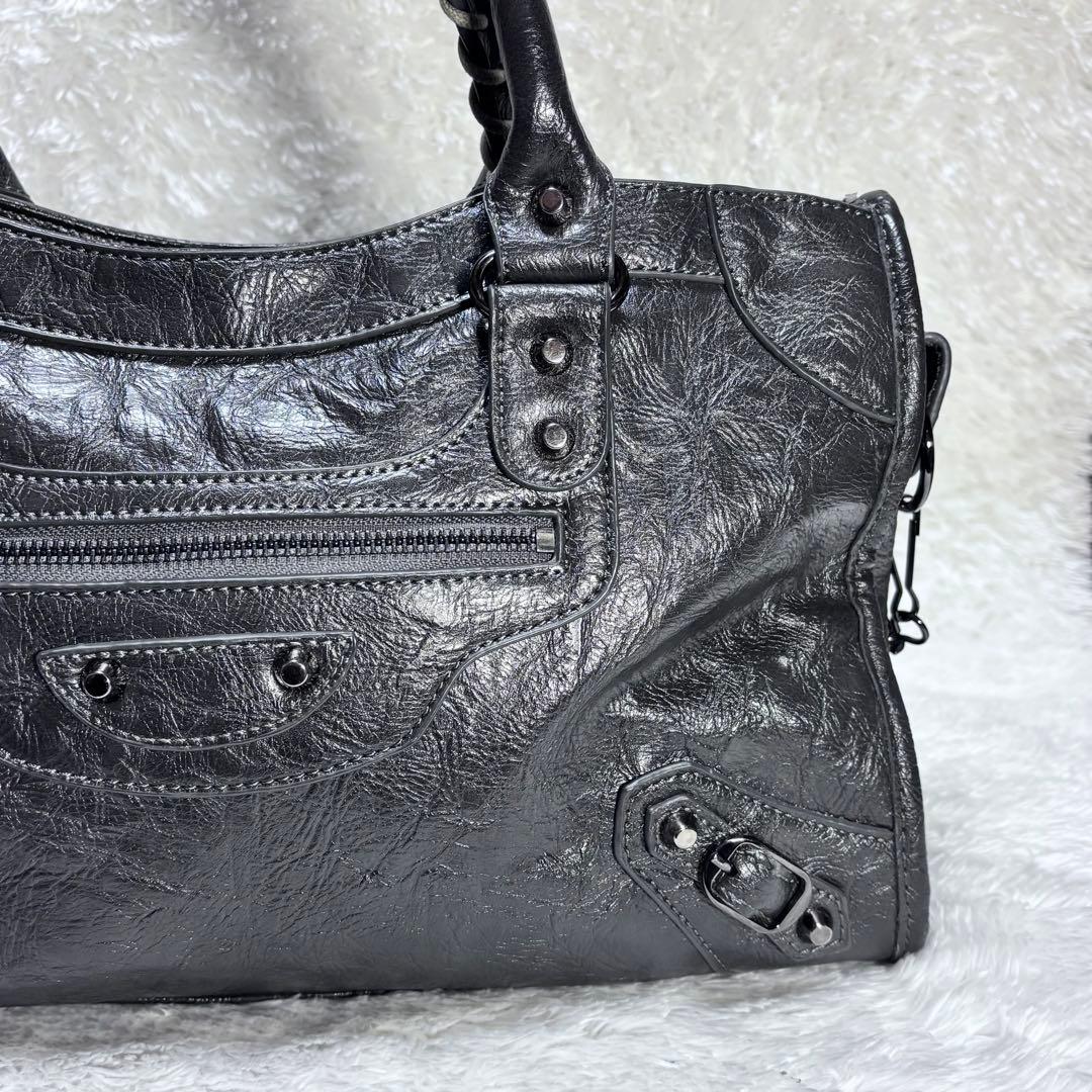 00s y2k アーカイブ シワ加工 レザー バッグ ショルダー可 A4