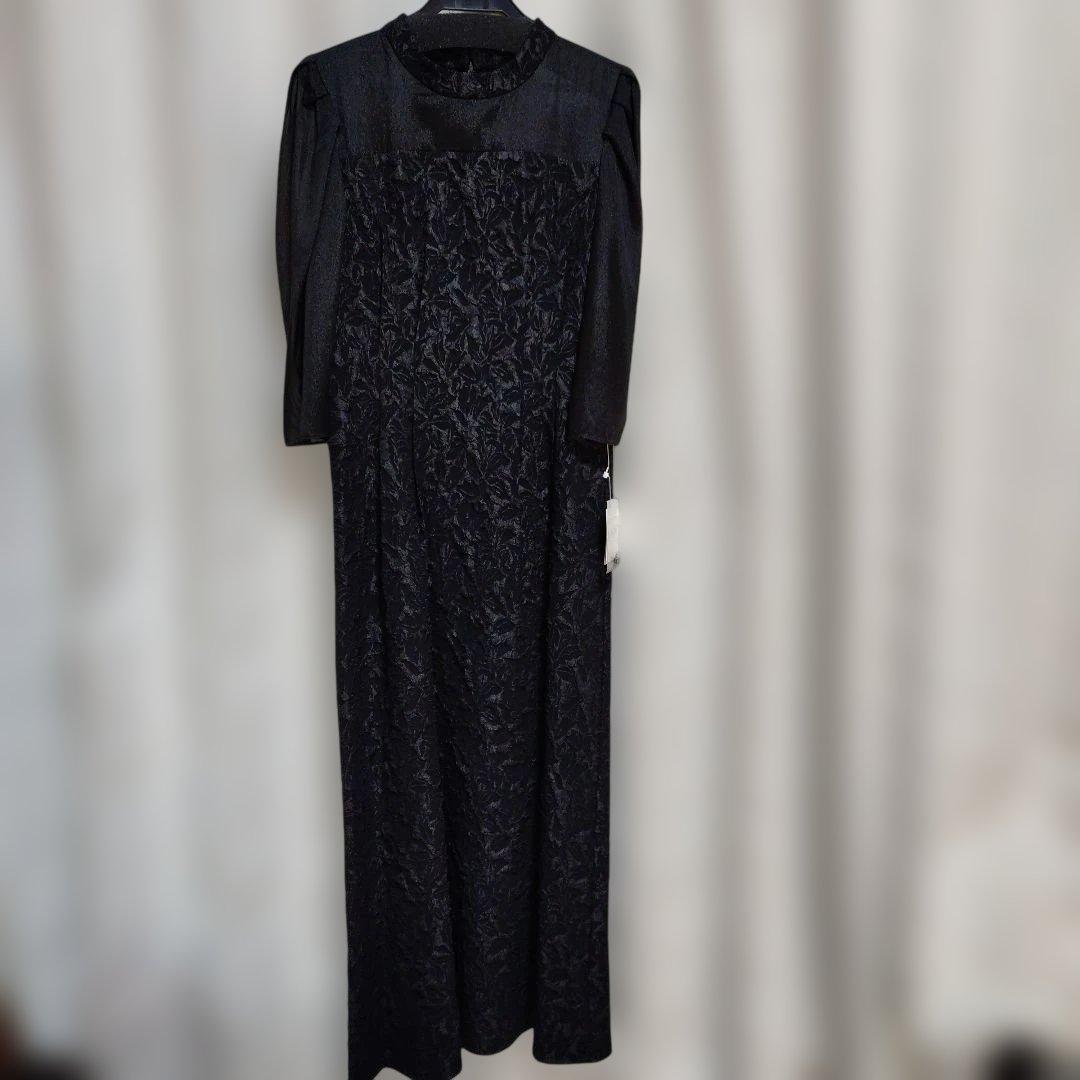 ヤマダヤ リルフェテ ふくれジャガードバックリボンドレス