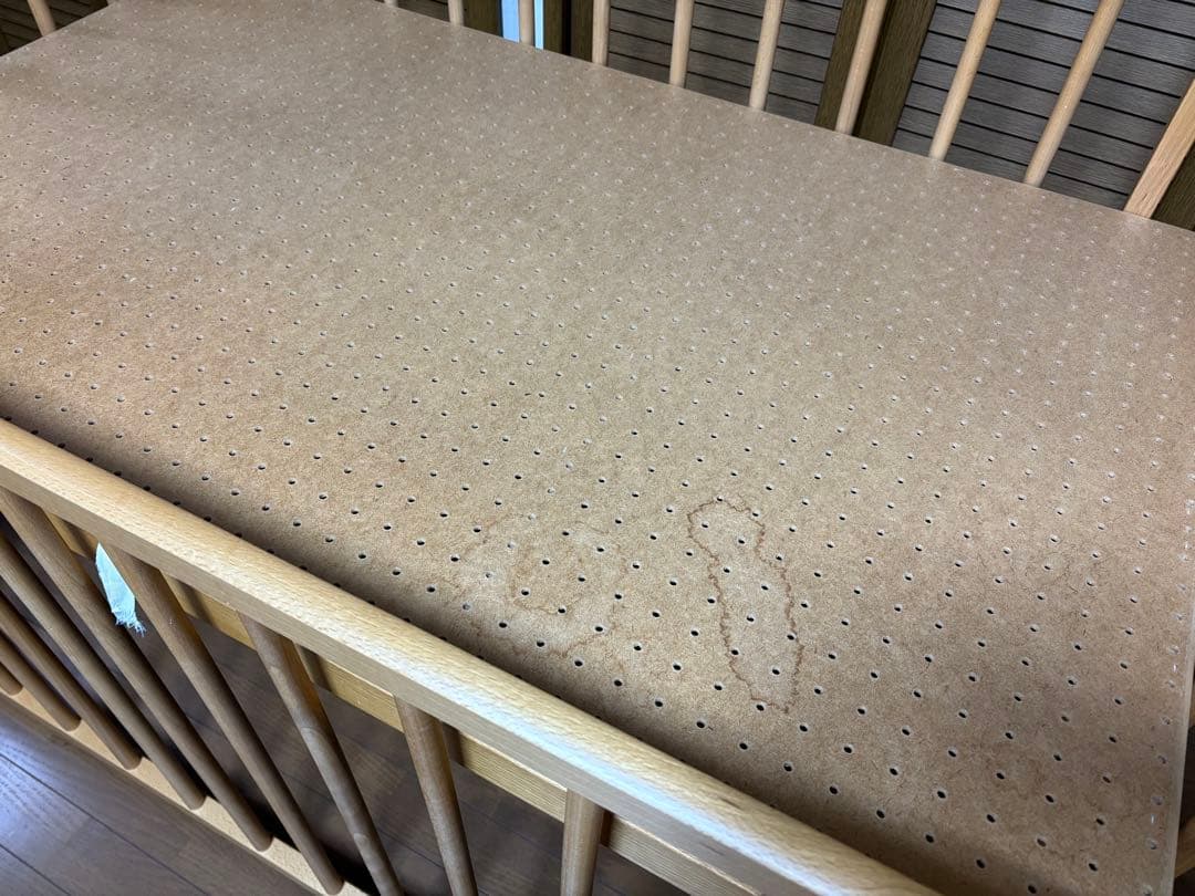 【安心日本製】石崎家具　ベビーベッド　スリーピー　折りたたみキャスター付