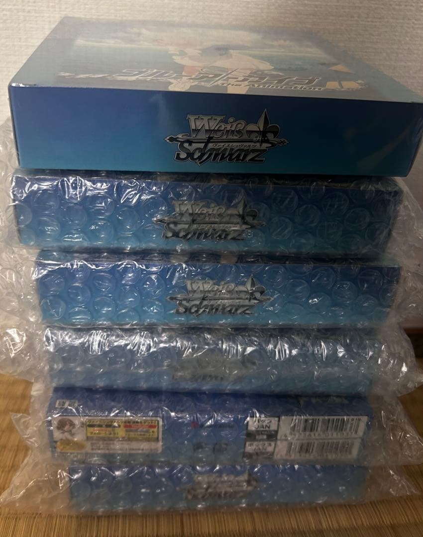ヴァイスシュヴァルツ ブルーアーカイブ　6BOX 未開封　シュリンク付き　初版
