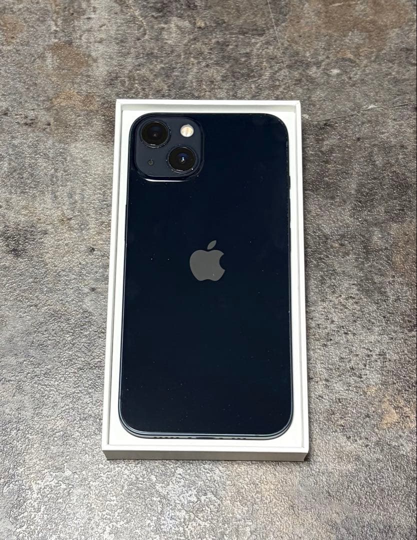 Apple iPhone 13 midnight 128gb ケース/フィルム付