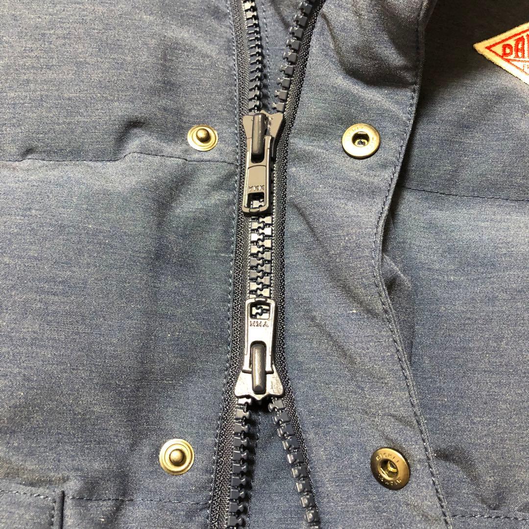 美品‼️ダントン ダウンベスト フード付き ネイビー 36