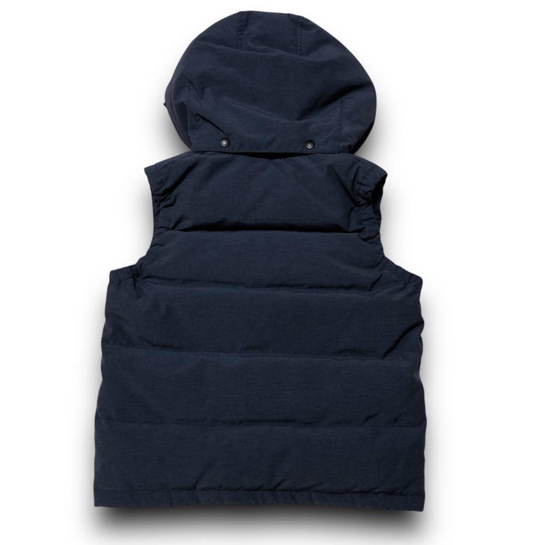 美品‼️ダントン ダウンベスト フード付き ネイビー 36
