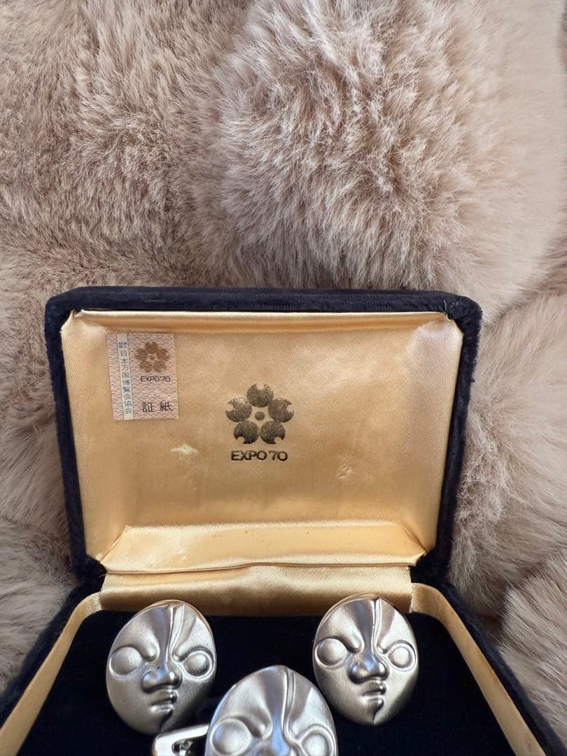 【レア★】大阪万博EXPO70太陽の塔 カフスボタン・ネクタイピン　岡本太郎