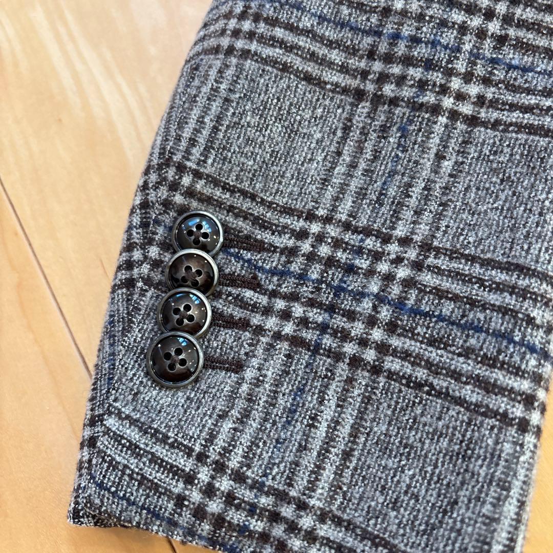 チェック柄 テーラードジャケット