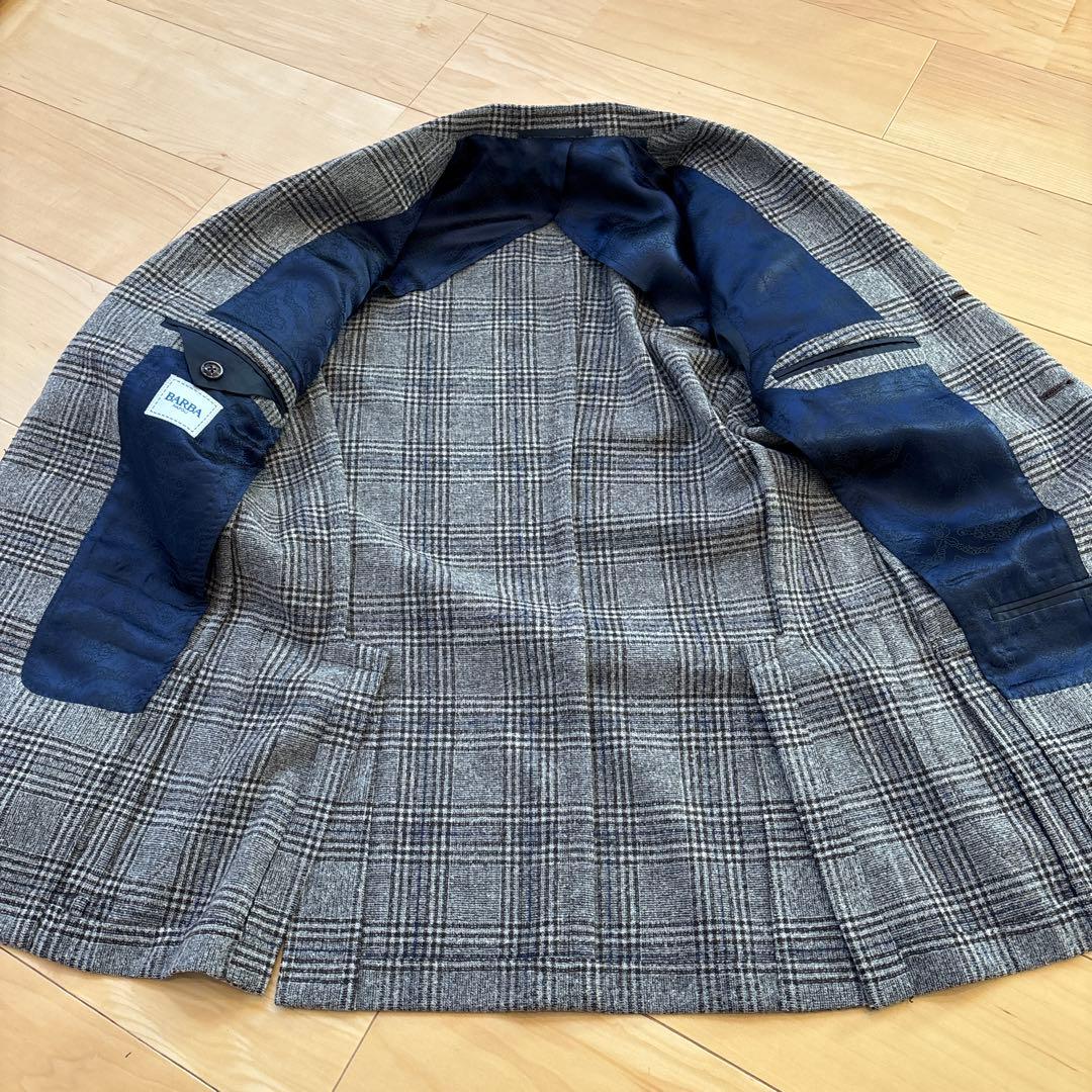 チェック柄 テーラードジャケット