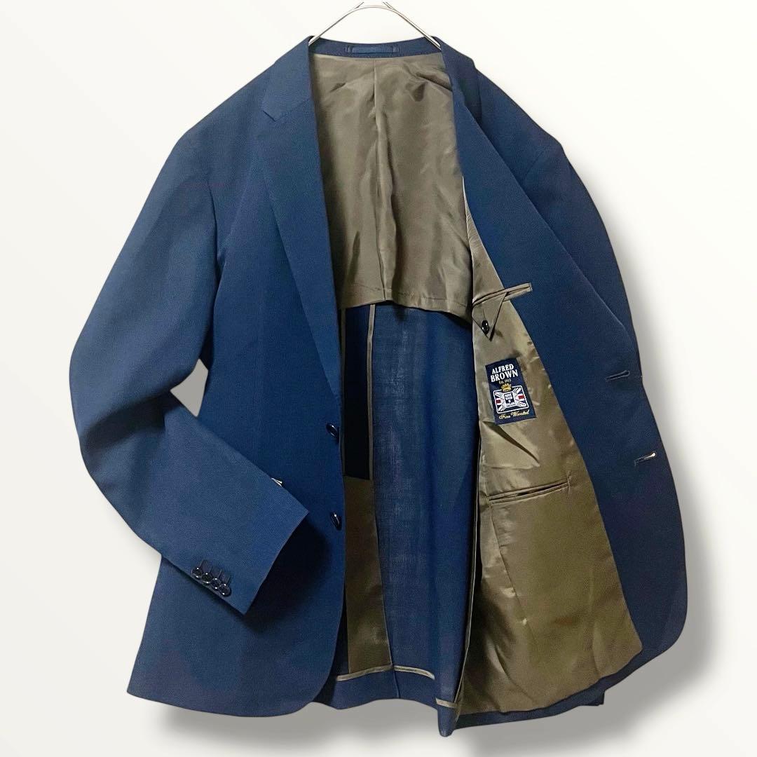 テーラードジャケット　ジャケット　春 夏　アルフレッド・ブラウン　英国老舗　XL