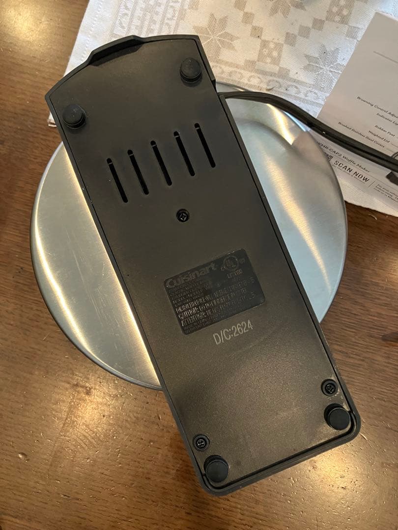 【美品】クイジナートCuisinartワッフルメーカー