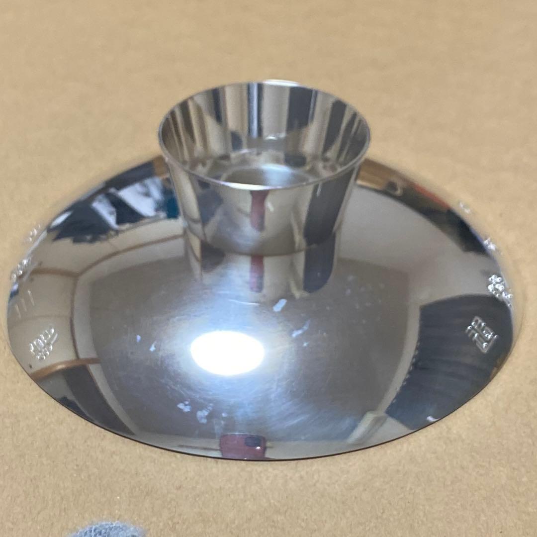 純銀刻印あり　重量約184.4g　銀盃 銀杯