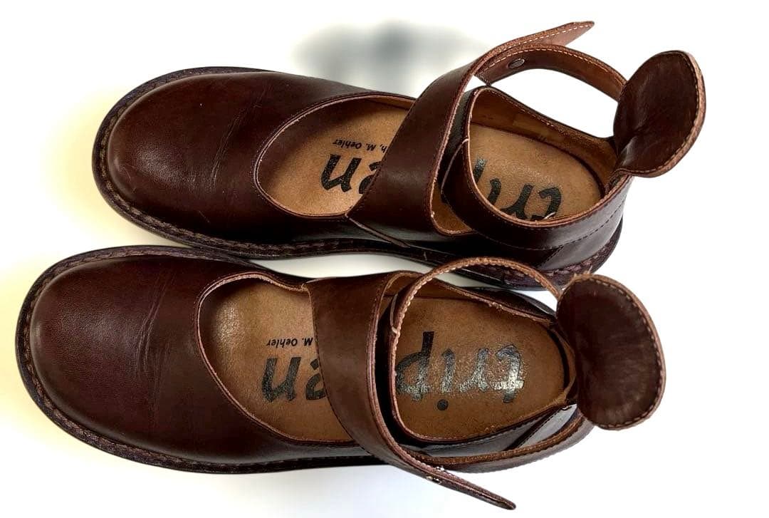 トリッペンtrippen VIVIENNEクロスストラップシューズ　38 茶色