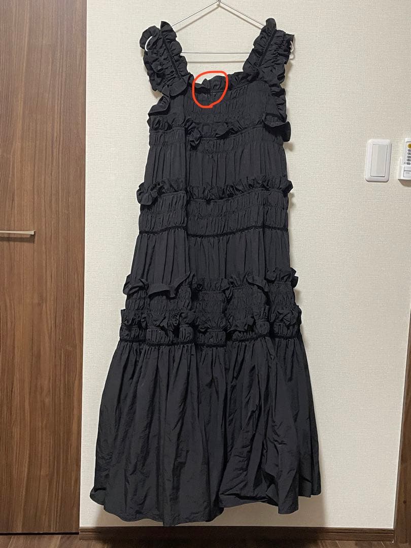 あー　PERNA ギャザーキャミフリルワンピース