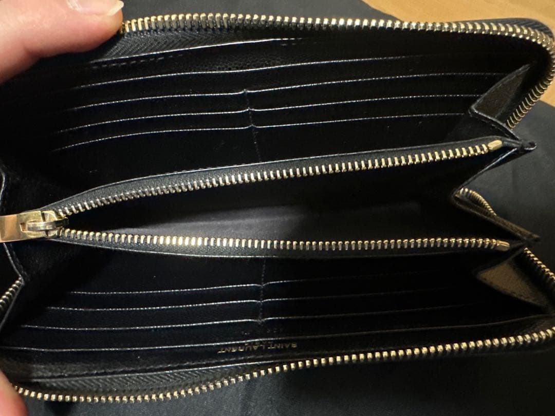 の*ぶ様 Saint Laurent ブラック 長財布