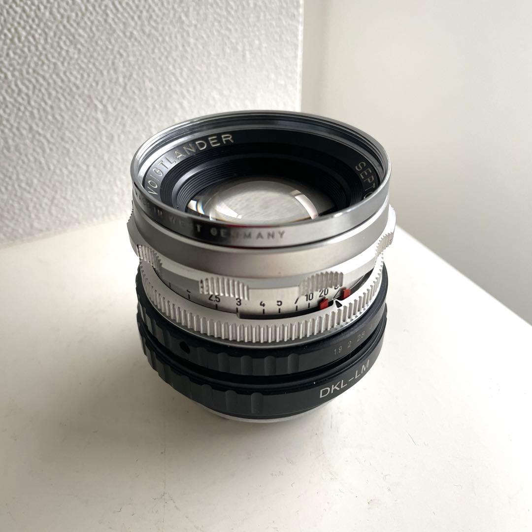 voigtlander SEPTON 50mm F2 フォクトレンダー　ゼプトン