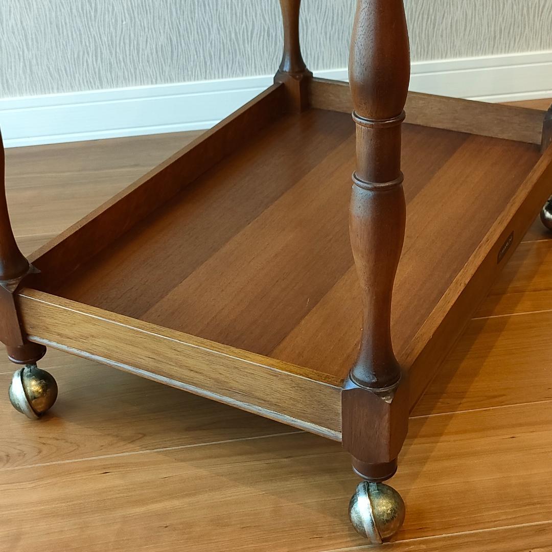 希少　マルニ木工　キッチンワゴン　ティーワゴン　ヴィンテージ