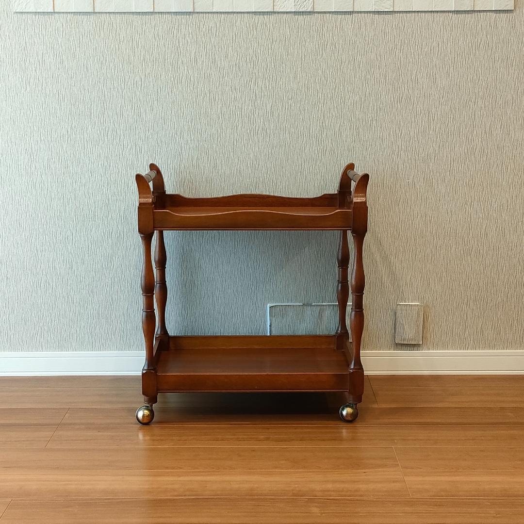 希少　マルニ木工　キッチンワゴン　ティーワゴン　ヴィンテージ