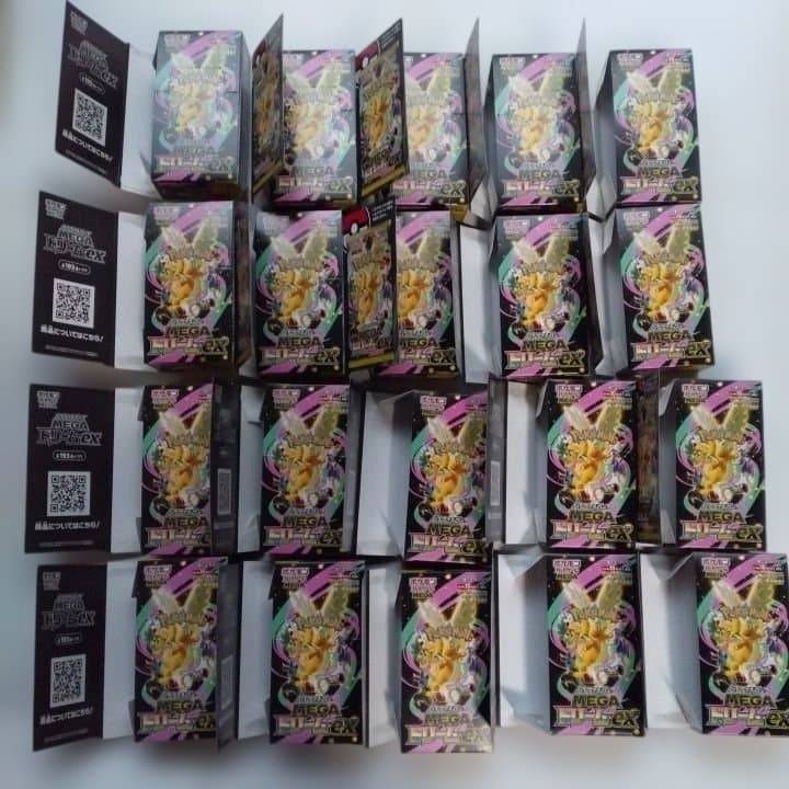 空箱ポケモンカード MEGAドリームex 20箱 +空カートン1箱