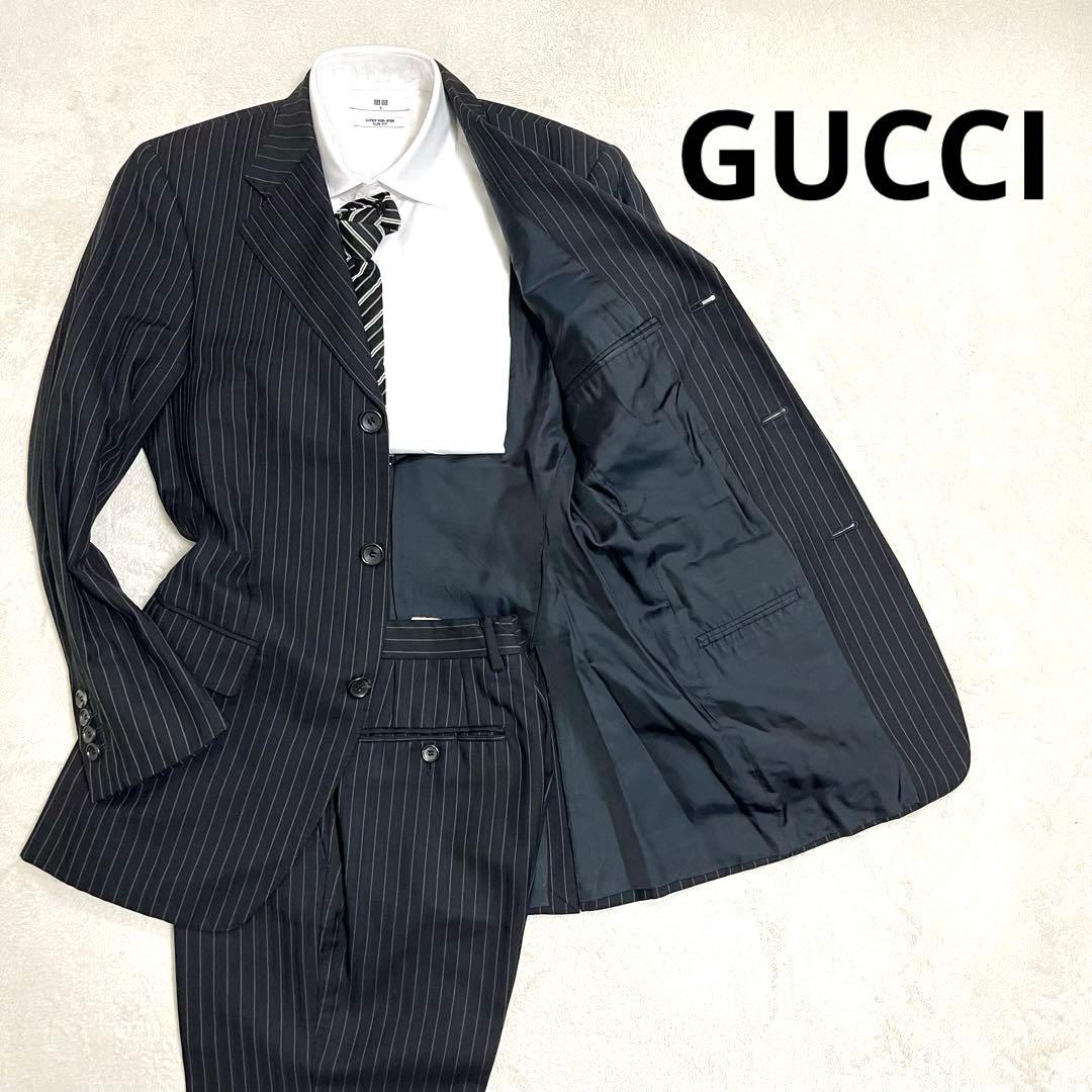 GUCCI グッチ セットアップスーツ ブラック 44 3B