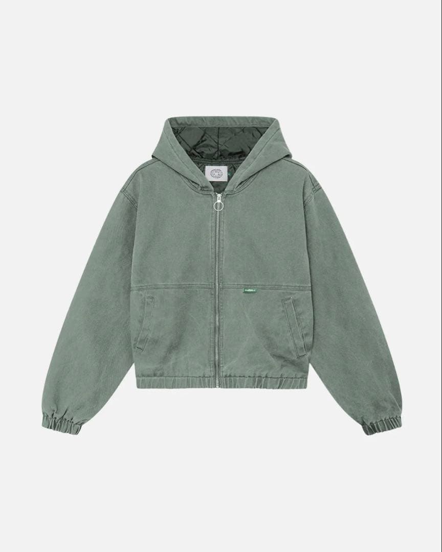 ジャケット・アウター Scuffers Stained Light Green Work Jacket