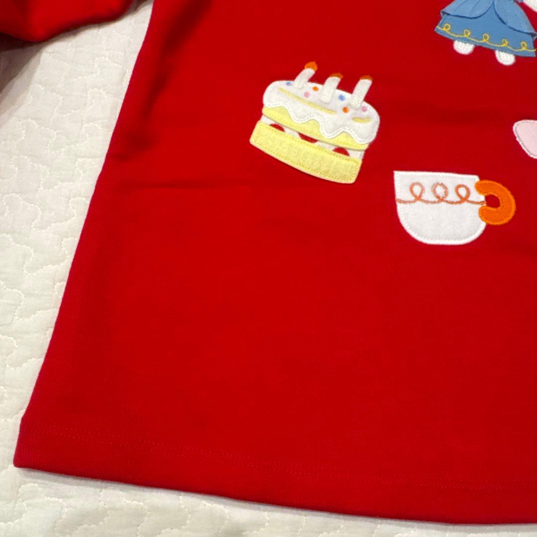 ミキハウス 新品　刺繍デザイン トレーナー 120 うさこ　長袖　トップス