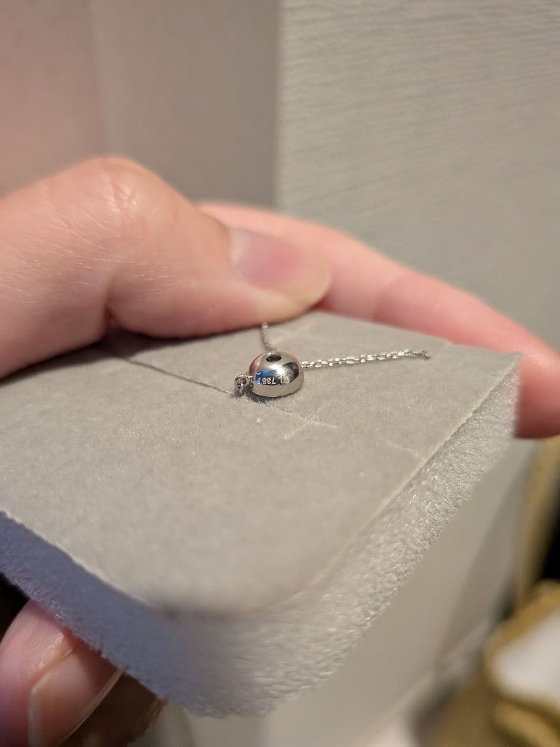 ツツミ　ネックレス　プラチナ　一粒ダイヤ　ジュエリー　鑑定書付き