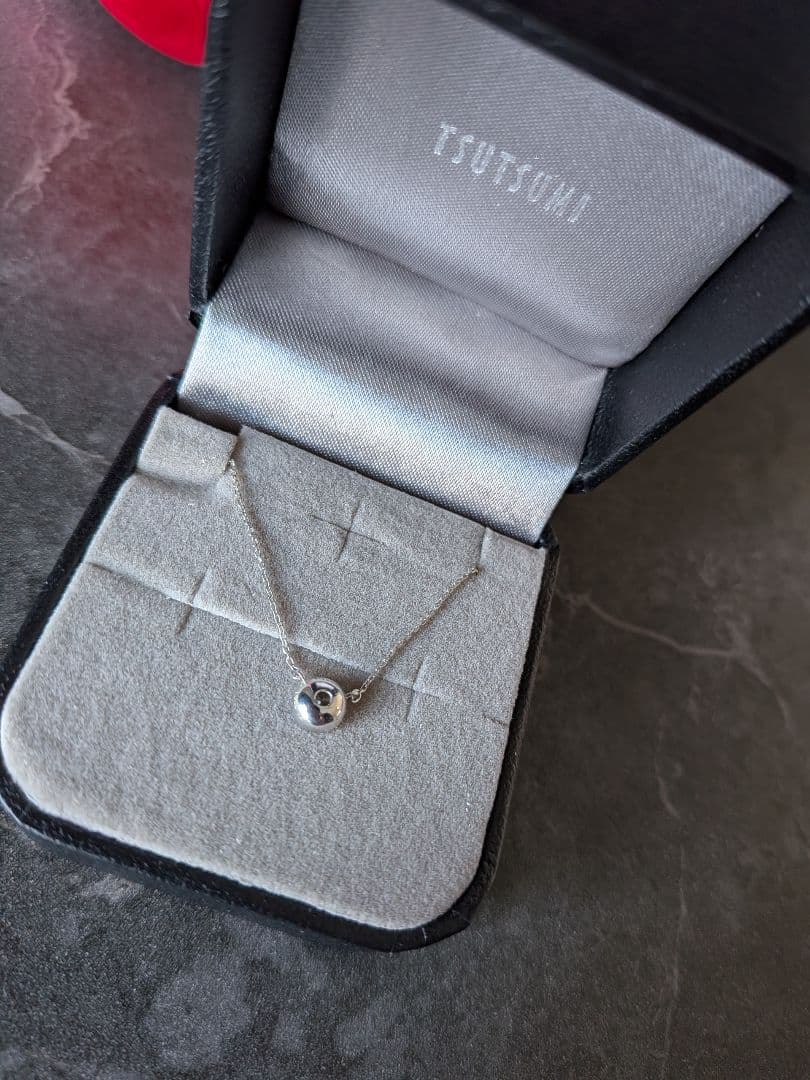 ツツミ　ネックレス　プラチナ　一粒ダイヤ　ジュエリー　鑑定書付き