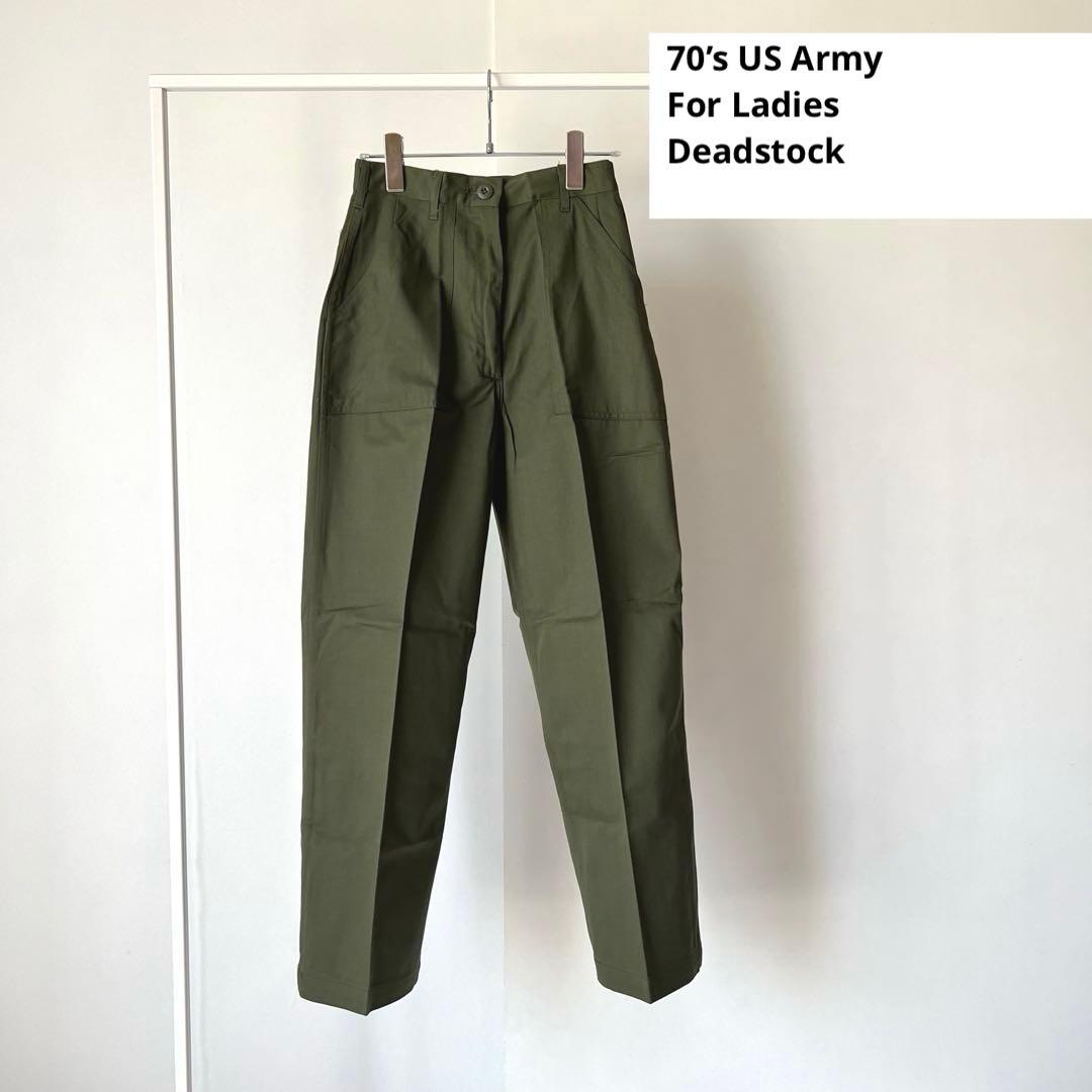 Sale【デッドストック・レディース】70s US Armyベイカーパンツ 米軍