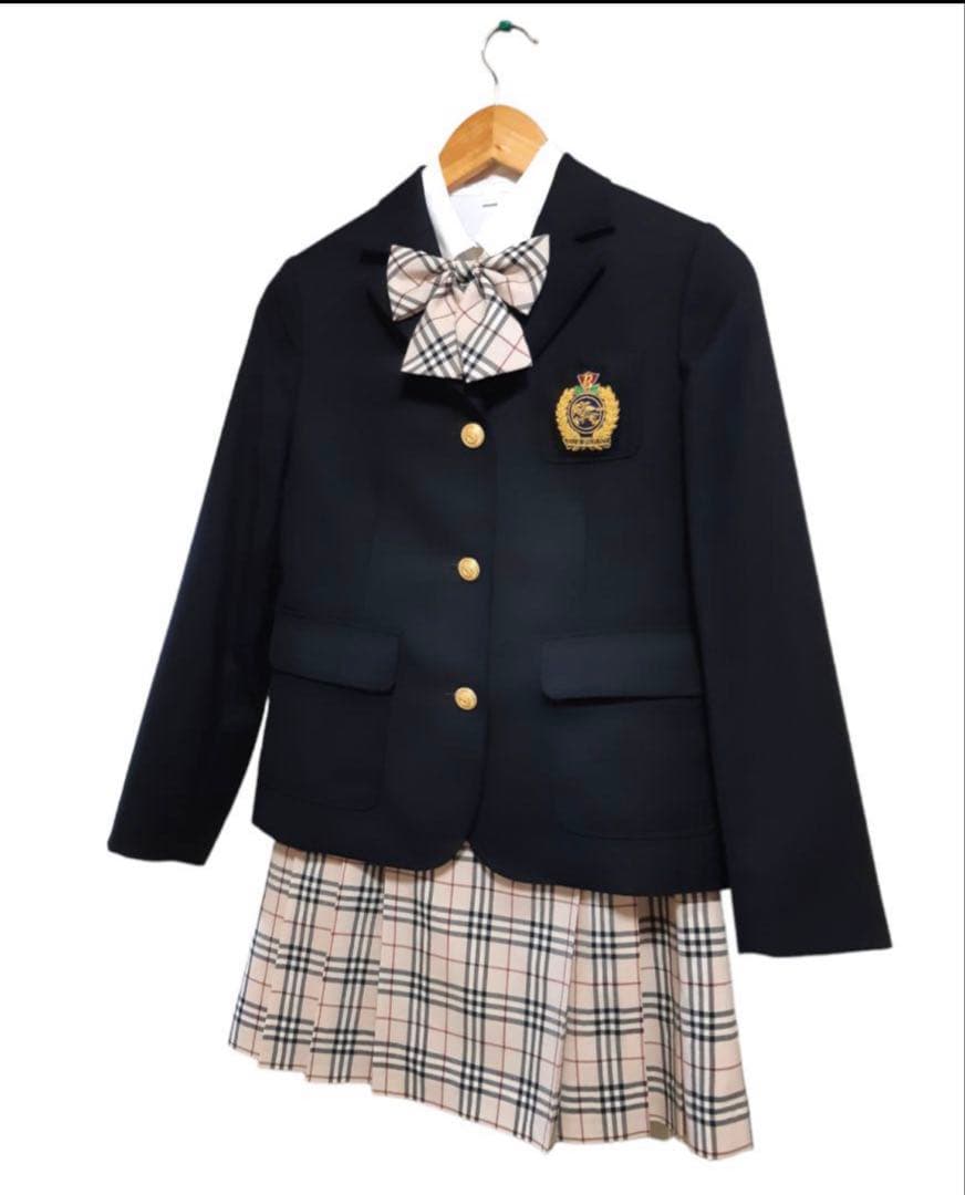 BURBERRY バーバリー エンブレムジャケット スカート ブラウス 卒業式