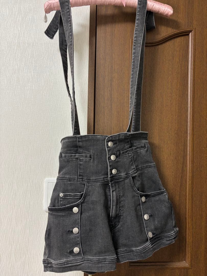 パンツ andmary ribbon denim