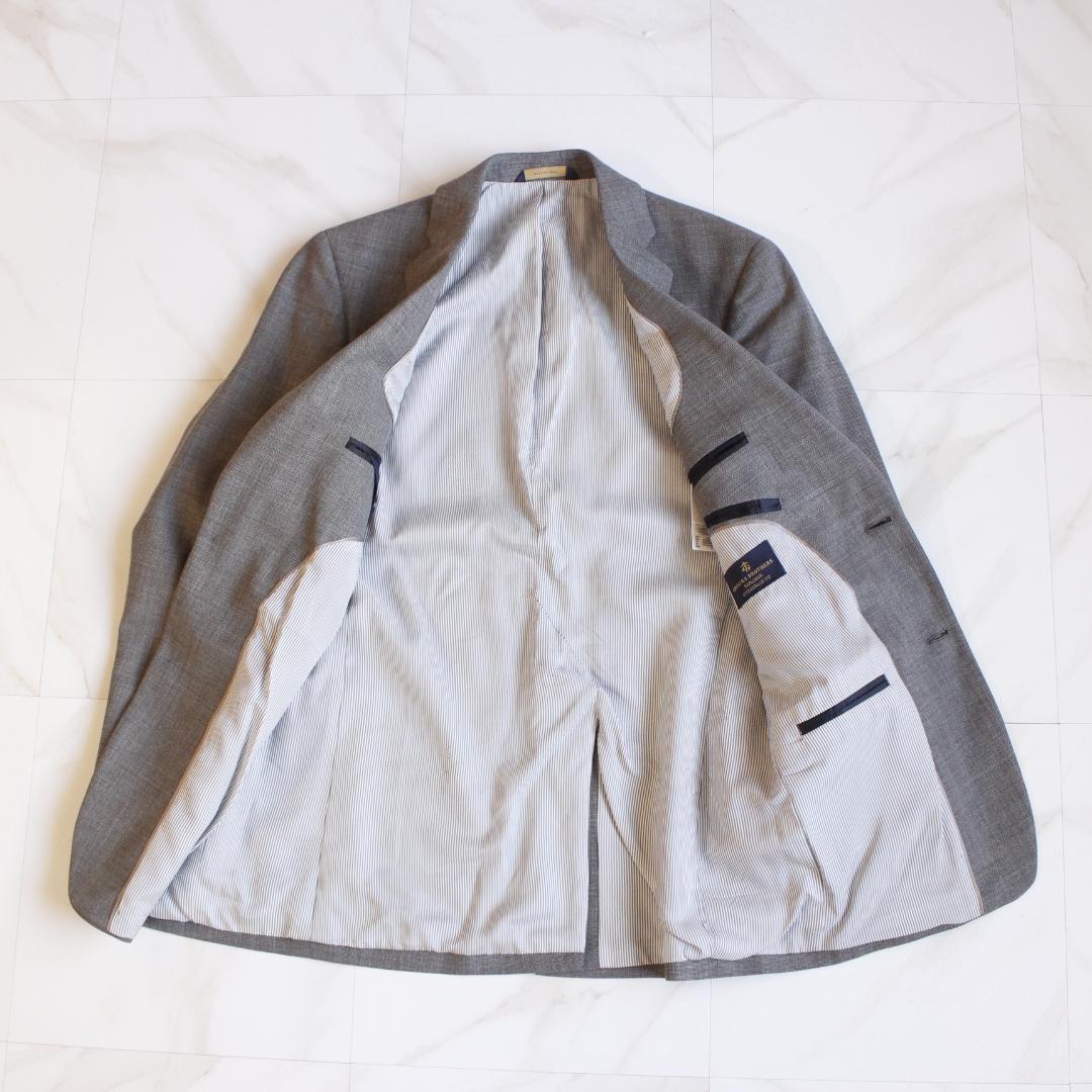 Brooks Brothers 銀ボタンテーラードジャケット Mサイズ グレー